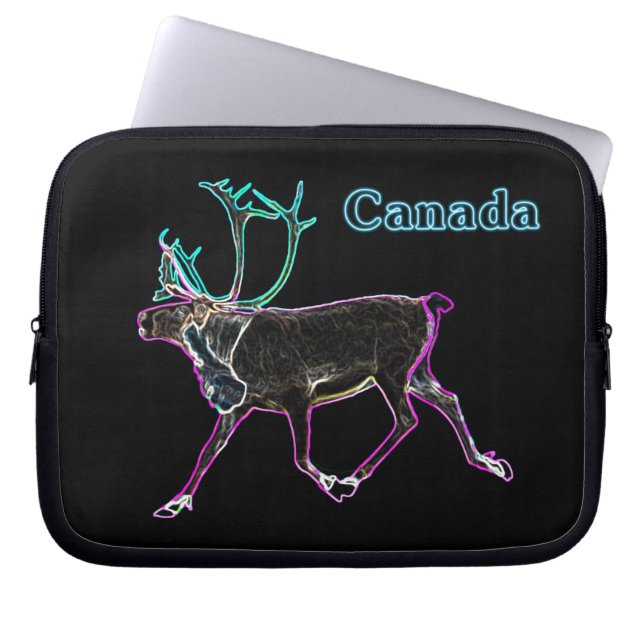 Electric Caribou Laptop Sleeve (Front)