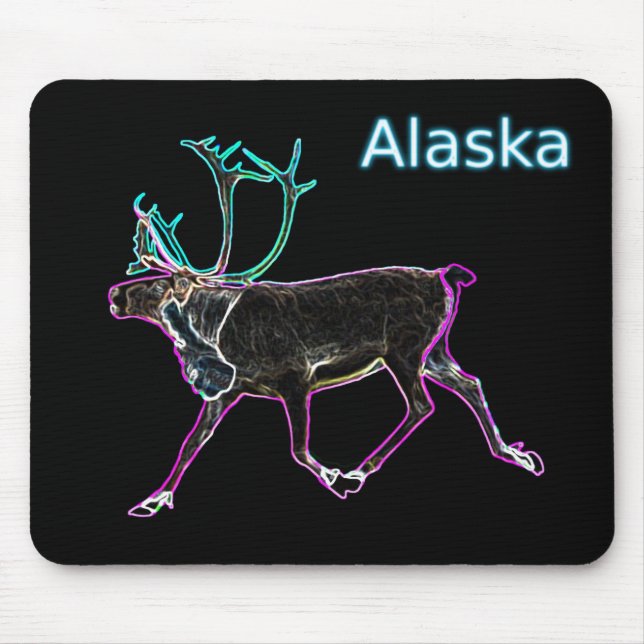Electric Caribou Mouse Mat (Front)