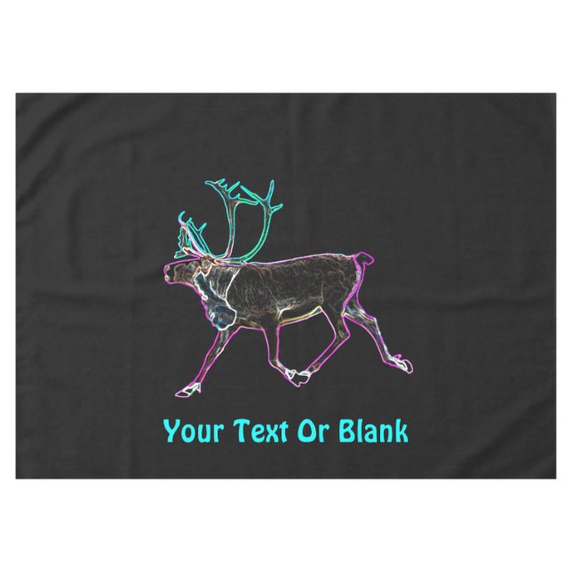 Electric Caribou Tablecloth (Front (Horizontal))