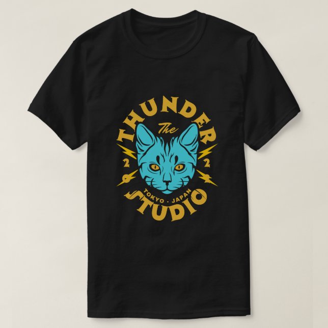 Electric Cat Studio t-shirt (Design Front)