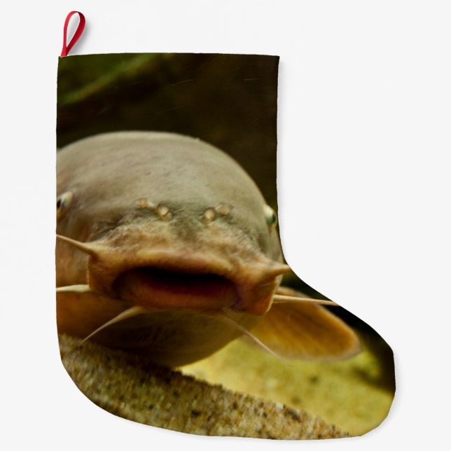 Electric catfish large christmas stocking (Front)