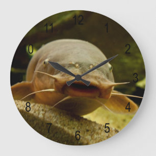 Electric catfish large clock