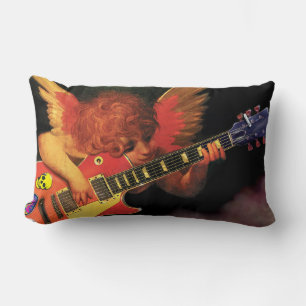 Electric Cherub guitar hero cushion. Lumbar Cushion