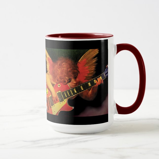 Electric Cherub two tone coffee mug. Mug (Right)
