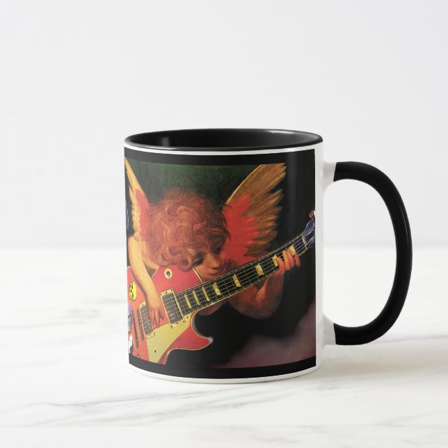 Electric Cherub two tone coffee mug. Mug (Right)