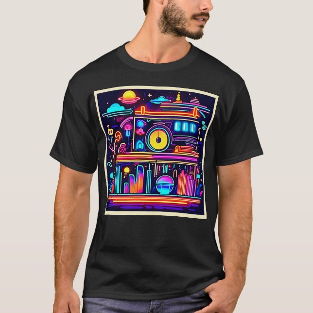 Electric City Pulse T-Shirt (Front)