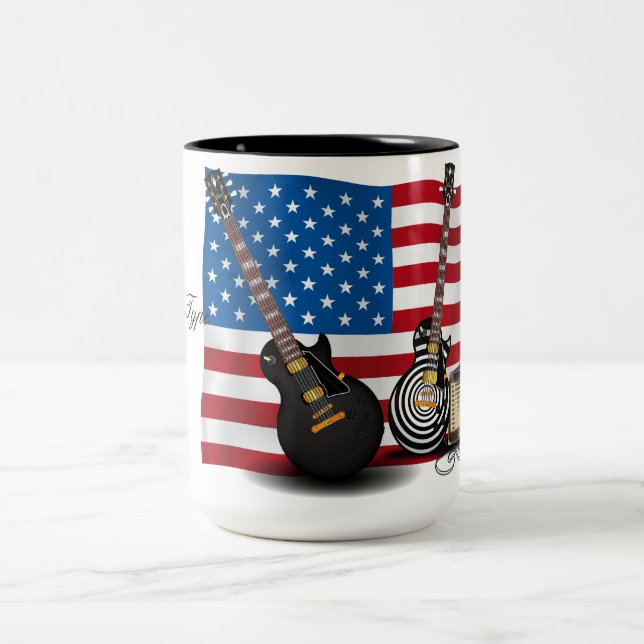 Electric Classic's - USA Two-Tone Coffee Mug (Center)