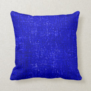 Electric cobalt blue pillow  "Lighthouse Route"