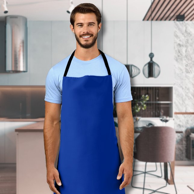 Electric Cobalt Solid Colour | Classic Elegant Apron (Creator Uploaded)