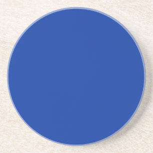 Electric Cobalt Solid Colour Classic Elegant Coaster