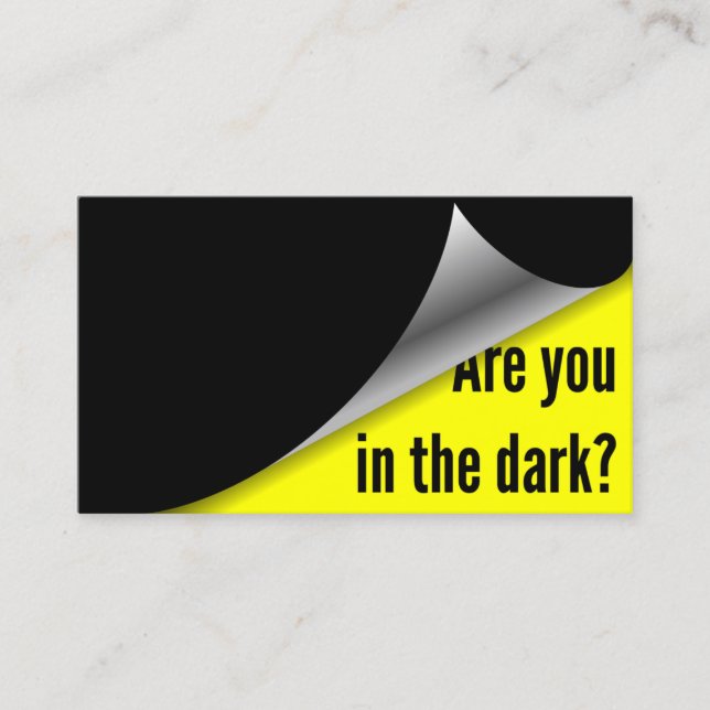 Electric Company - Electrician - Bolt Business Card (Front)