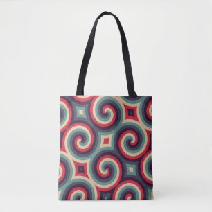 Electric Cross Spirals Tote Bag