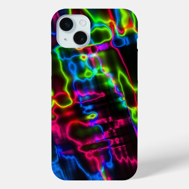 Electric Current iPhone 15 Plus Case. Case-Mate iPhone Case (Back)