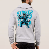Electric Cyber Samurai Cat Hoodie - For Gamers