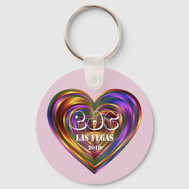 Electric Daisy Carnival - Las Vegas 2019 Key Ring (Front)