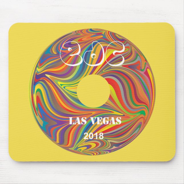 Electric Daisy Carnival Record Mouse Mat (Front)
