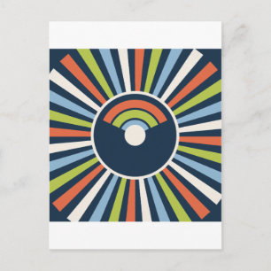 Electric Deco maximalist 80s Postcard