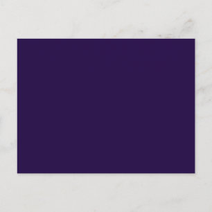 Electric Deep Purple Personalised Trend Colour Postcard