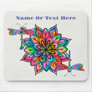 Electric Dragonfly Mouse Mat