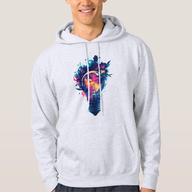 Electric Dreams: Ignite Your Mind Hoodie (Front)