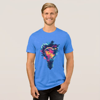 Electric Dreams: Ignite Your Mind Tri-Blend Shirt