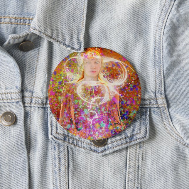 Electric Dreams Pinback Button (In Situ)