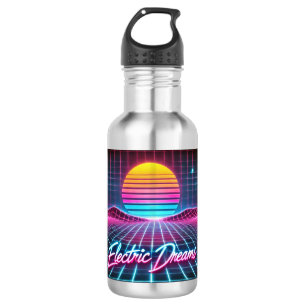Electric Dreams Retro Neon Mug – 80s 532 Ml Water Bottle