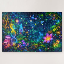 Electric Eden: Neon Jungle Wildlife & Cyber-DNA
