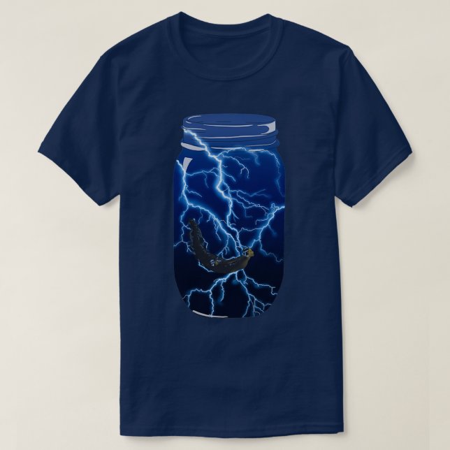 Electric eel mermaid T-Shirt (Design Front)