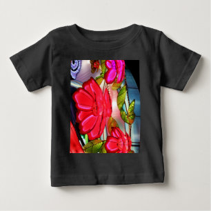 Electric Elegance in Rose Baby T-Shirt