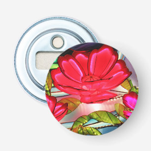 Electric Elegance in Rose Bottle Opener