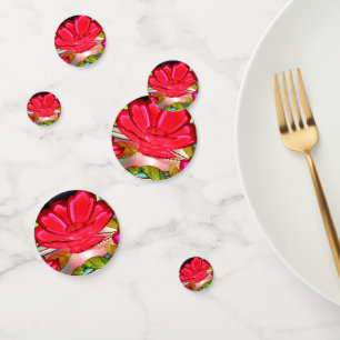 Electric Elegance in Rose Confetti