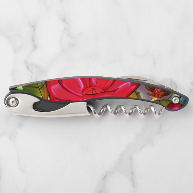 Electric Elegance in Rose  Corkscrew (Front)