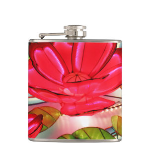 Electric Elegance in Rose Hip Flask