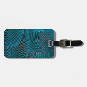 electric feathers luggage tag
