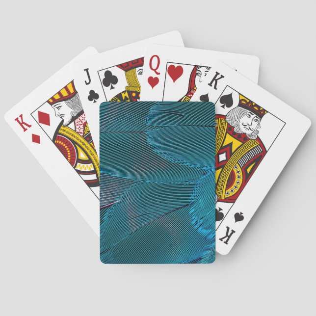 electric feathers playing cards (Back)