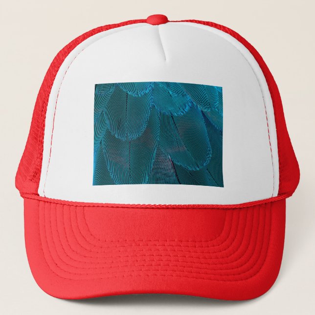 electric feathers trucker hat (Front)