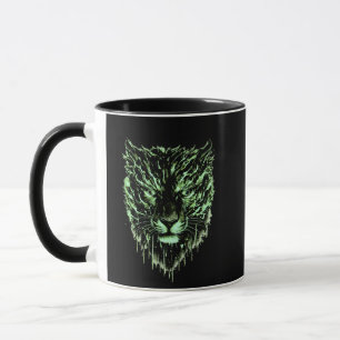 Electric Feline Focus   High-Impact Energy Art Mug
