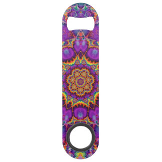 Electric Flower Purple Rainbow Kaleidoscope Art