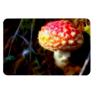 Electric Fly Agaric Fridge Magnet (Amanita)