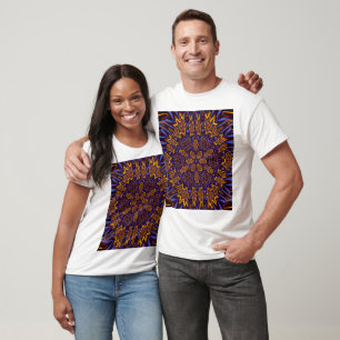 Electric Forget-Me-Nots 2 Bohemian Floral Graphic T-Shirt