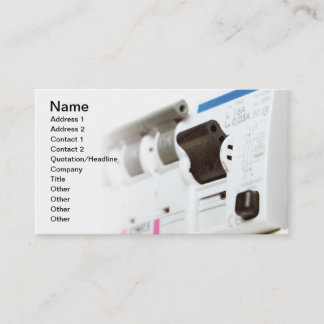 Electric fuses business card