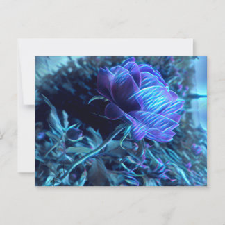 Electric Garden Rose Postcard