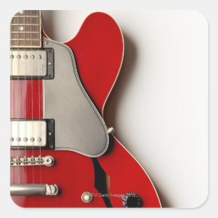 Electric Guitar 12 Square Sticker