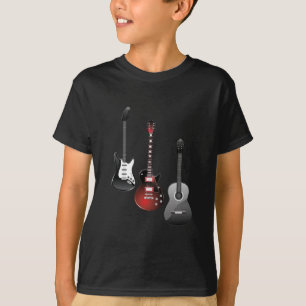electric guitar, acoustic guitar T-Shirt