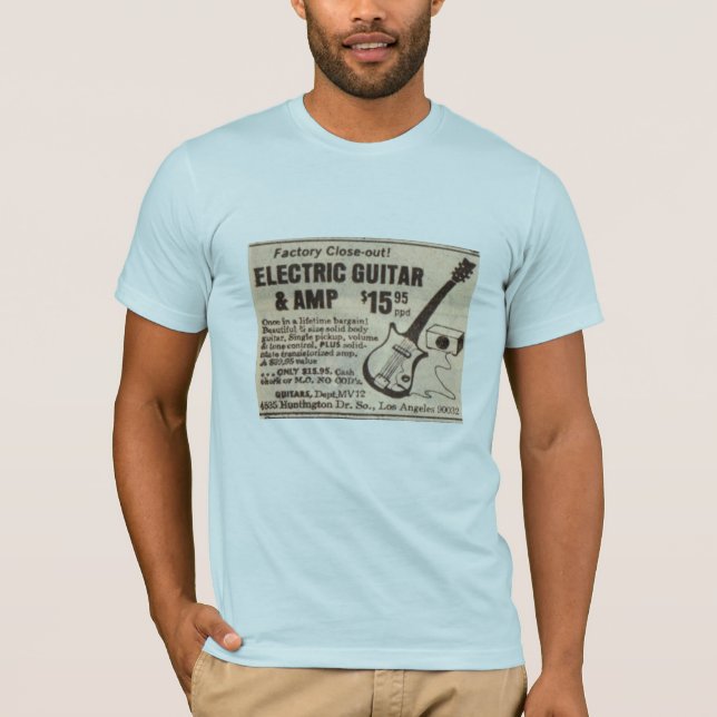 Electric guitar & amp T-Shirt (Front)
