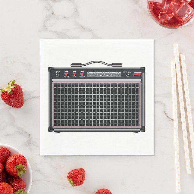 Electric Guitar Amplifier Napkin (Creator Uploaded)