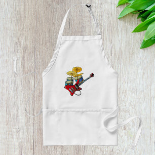Electric Guitar And Drums Standard Apron