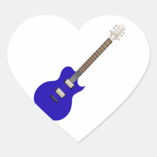 electric guitar blue graphic.png heart sticker
