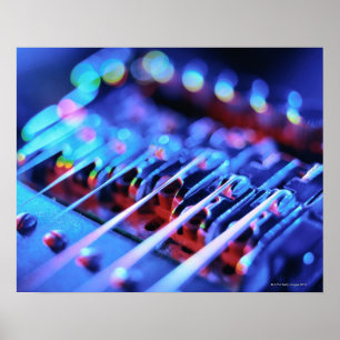 Electric Guitar Bridge Poster